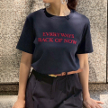 ビジュー付きロゴTeeシャツ【ネコポスOK】【7g-831-05629】