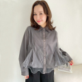 チュールドッキングブラウス【7f-831-05863】