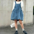 サイドギャザーデニムジャンスカ【7e-831-06204】