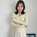 メロウリブニットカーディガン【7e-831-06275】