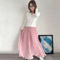 シフォンプリーツスカート【7e-831-06278】