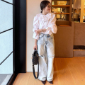 ダメージワイドデニムパンツ【7d-831-06538】