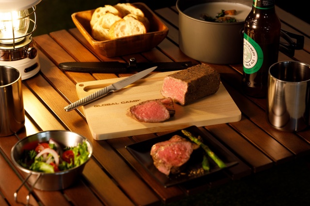 GCG-01：ミニカッティングボード ナイフ置付き