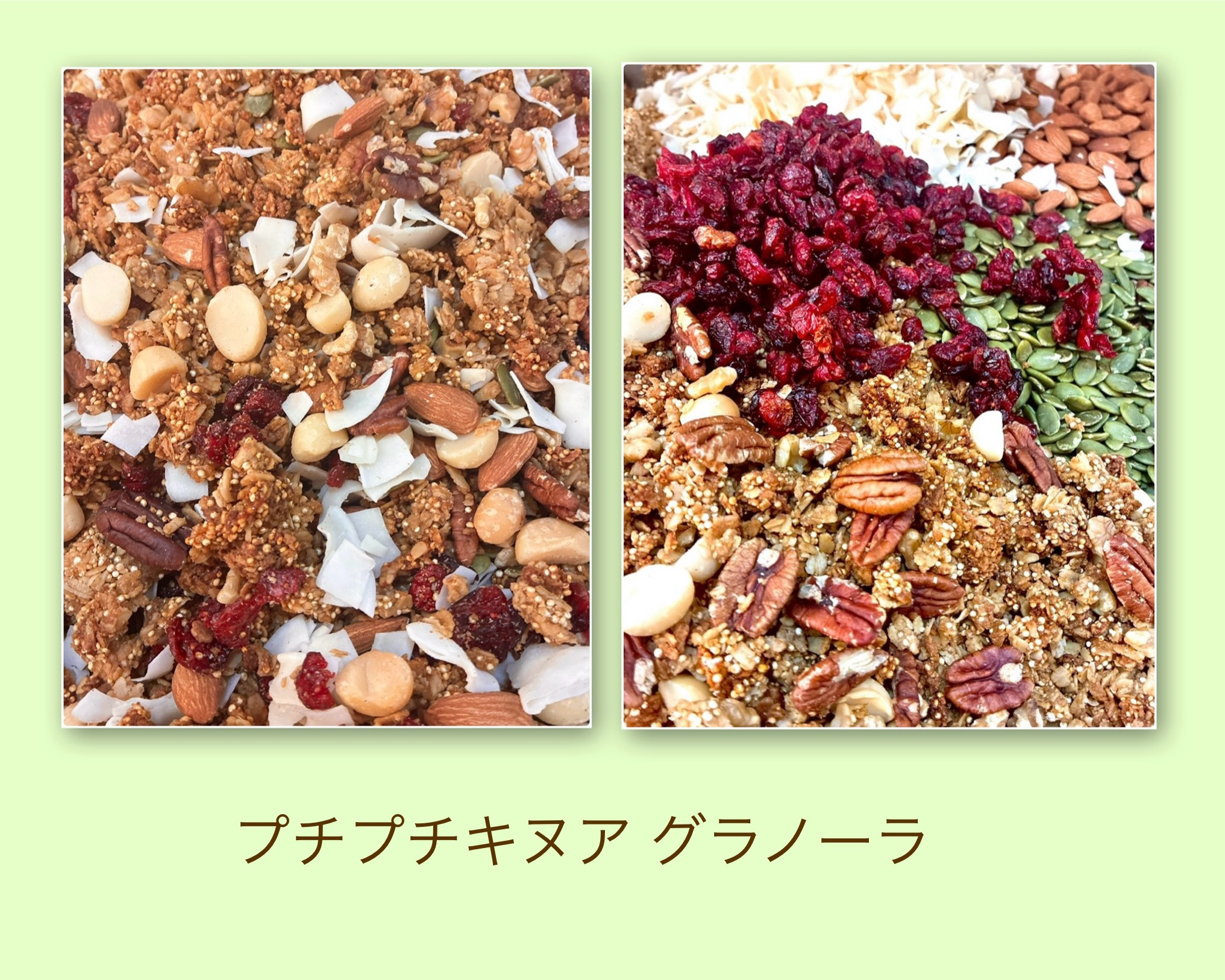 限定 挽き立てオーツ プチプチキヌア グラノーラ＊Fresh-milled Oats Guinoa Granola 270g