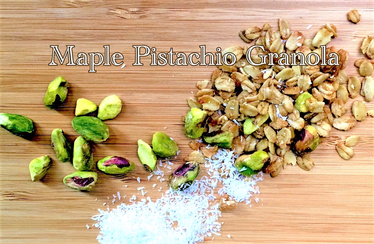 ◆7/27 メープルピスタチオ グラノーラ * Maple Pistachio Granola 110g