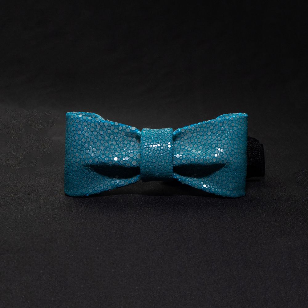 【剛腕】ガルーシャ製 BOW TIE（ボウタイ) ／ ターコイズブルー