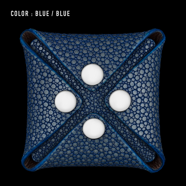 【剛腕】ガルーシャ製 コインケース ／ ブルー&ブルー