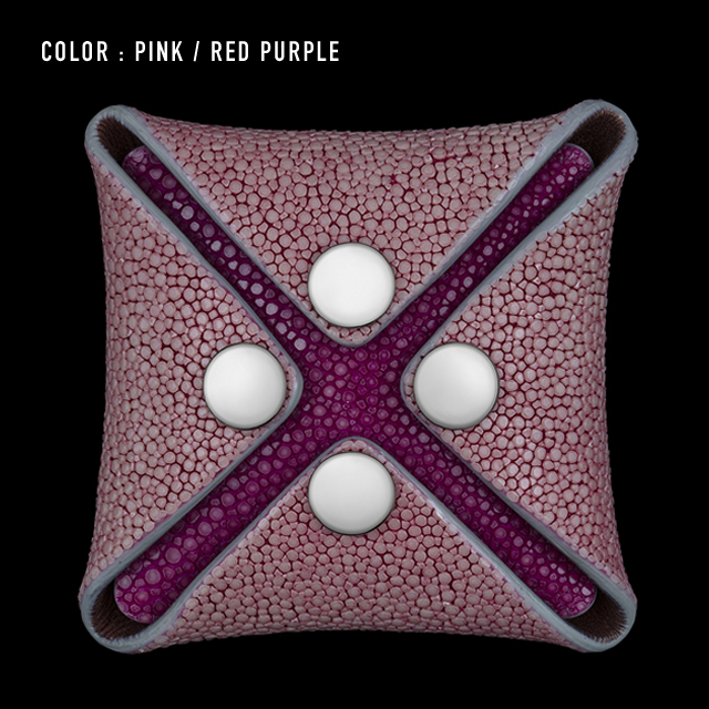 【剛腕】ガルーシャ製 コインケース ／ ピンク&レッドパープル