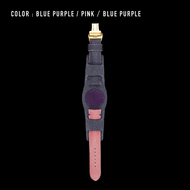 【剛腕】ガルーシャ製 ダブルストラップ ／ ブルーパープル & ピンク
