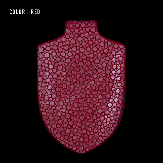 【剛腕】ガルーシャ製 マネークリップ ／レッド