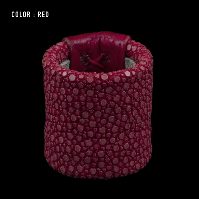 【剛腕】ガルーシャ&クロコダイル製 スカーフリング ／ レッド