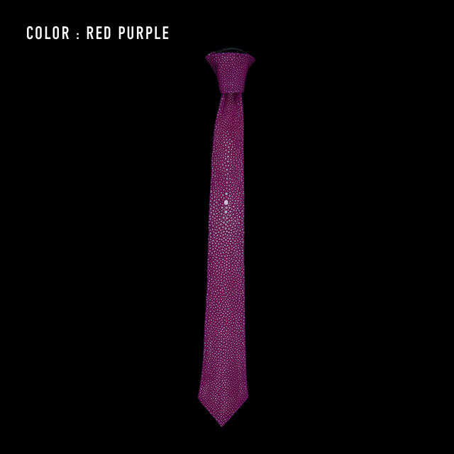 【剛腕】ガルーシャ製 NECK TIE ／ レッドパープル