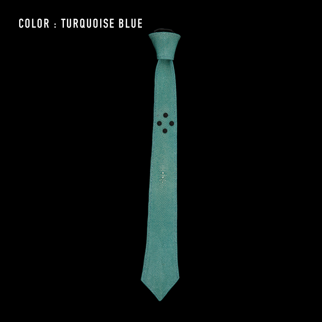 【剛腕】ガルーシャ製 NECK TIE ／ ターコイズブルー