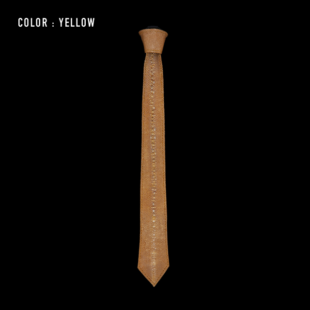 【剛腕】ガルーシャ製 NECK TIE ／ イエロー