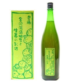 金沢ゆわく柚子と生姜のお酒。石川りきゅーる研究会専売酒 業務用大