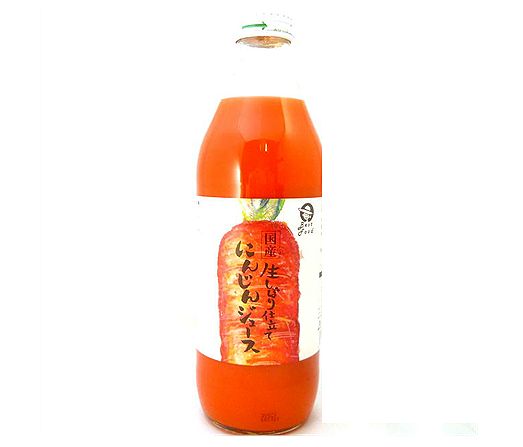 こだわりぬいた原料と製法で作られた人参ミックスジュース