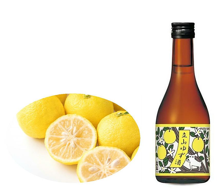 富山の名門《立山酒造》の上質ゆず酒です 日本酒仕立てで飲みやすい！
