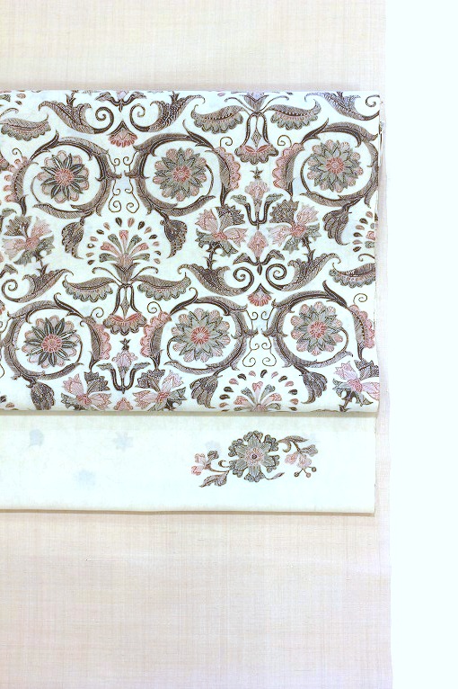 ジャワ更紗九寸名古屋帯/ジャワ更紗 Reisia