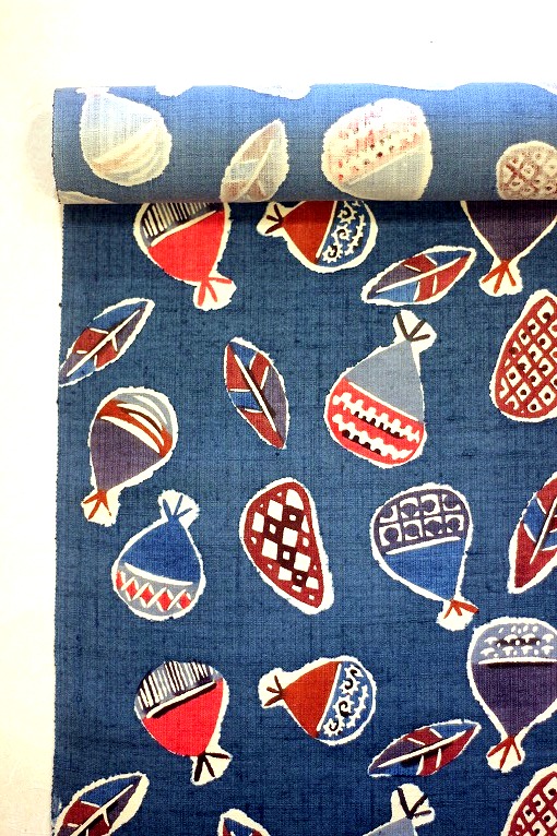 型絵染九寸名古屋帯/関美穂子 「栗」