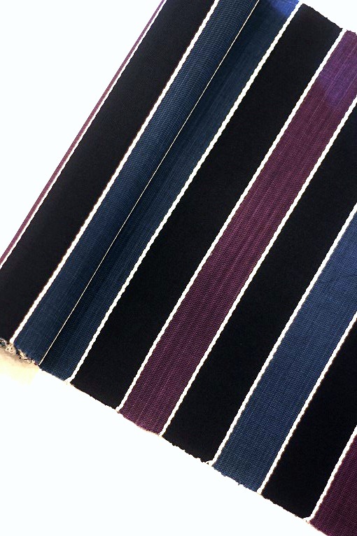 手織九寸名古屋帯/残糸織り 制作・柳 崇