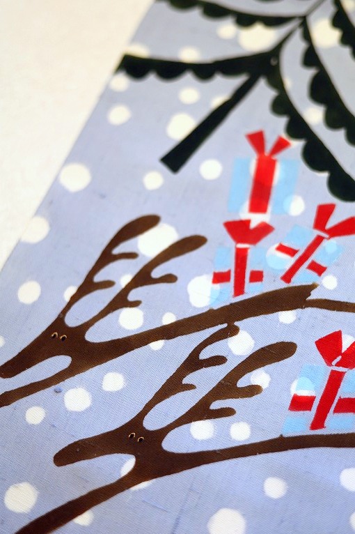 新品未使用品‼️特別企画‼️⭕️お仕立付‼️クリスマス柄 ‼️九寸名古屋帯  F クリスマス柄】 【大光】 正絹西陣九寸名古屋帯 「ハートのクリスマス