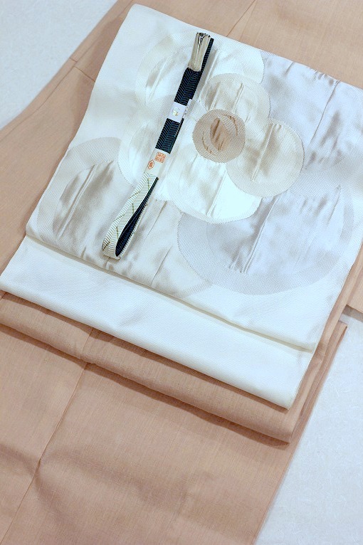 西陣織九寸名古屋帯/貝花文 洛風林