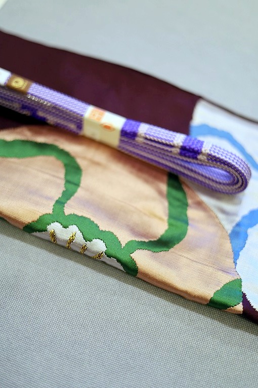 西陣織九寸名古屋帯/花の宴 洛風林