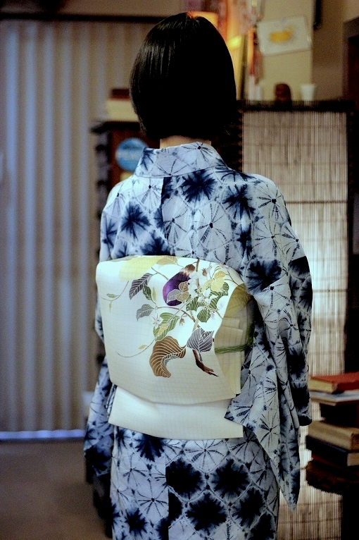 工藝絞り/有松絞り 手蜘蛛絞り 玉井留美