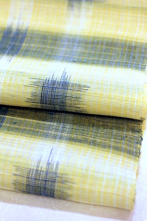 宮古上布九寸名古屋帯/新里玲子作品