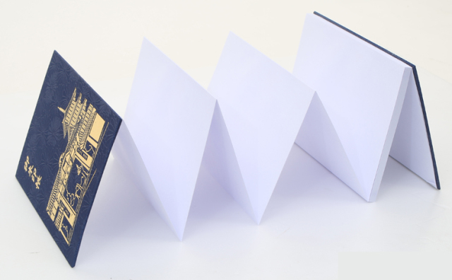 善通寺限定朱印帳　アコーディオン