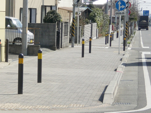 ロードサイドパイプ施工例