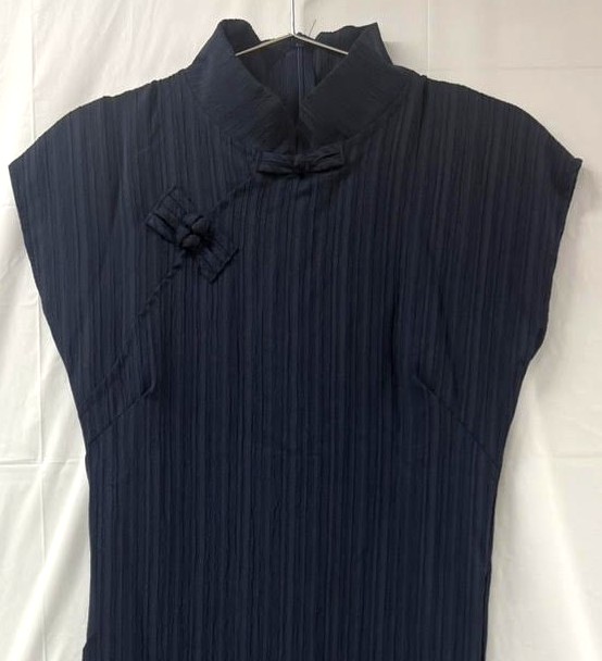 チャイナロングドレス《ネイビー》