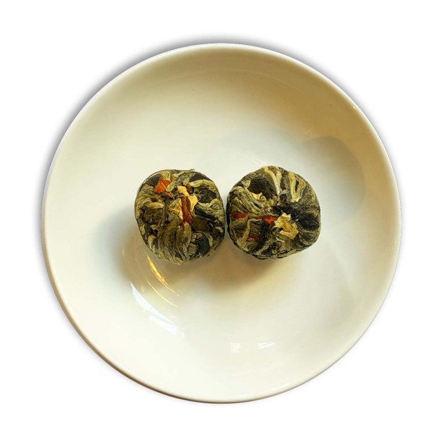 茉莉花造形茶《百合仙女》2個入　ゆりせんにょ