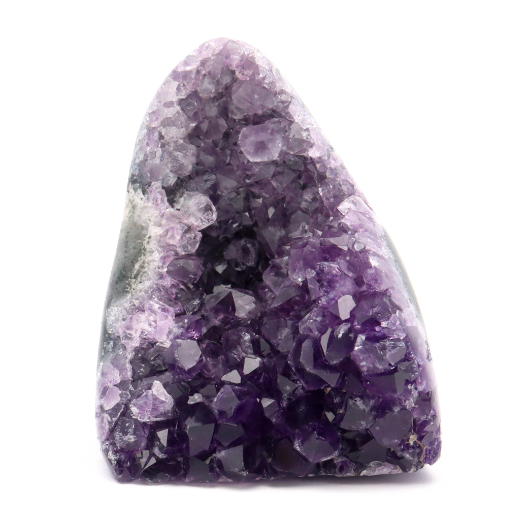 アメジスト クラスター 側面磨き AAA ドゥルーザ 紫水晶 置き物 原石 ウルグアイ産 天然石 1点物 2月 誕生石 天然石 amethyst