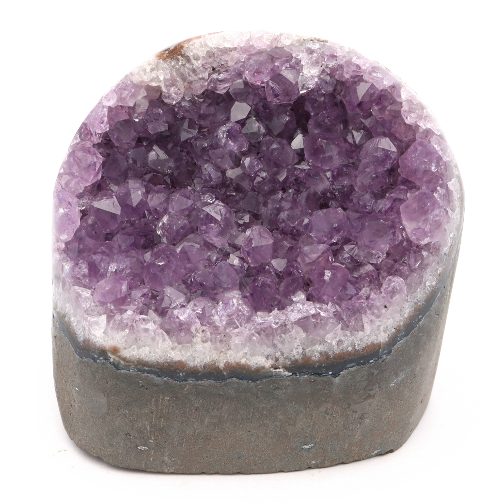 アメジスト クラスター 側面磨き AAA ドゥルーザ 紫水晶 置き物 原石 ウルグアイ産 天然石 1点物 2月 誕生石 天然石 amethyst