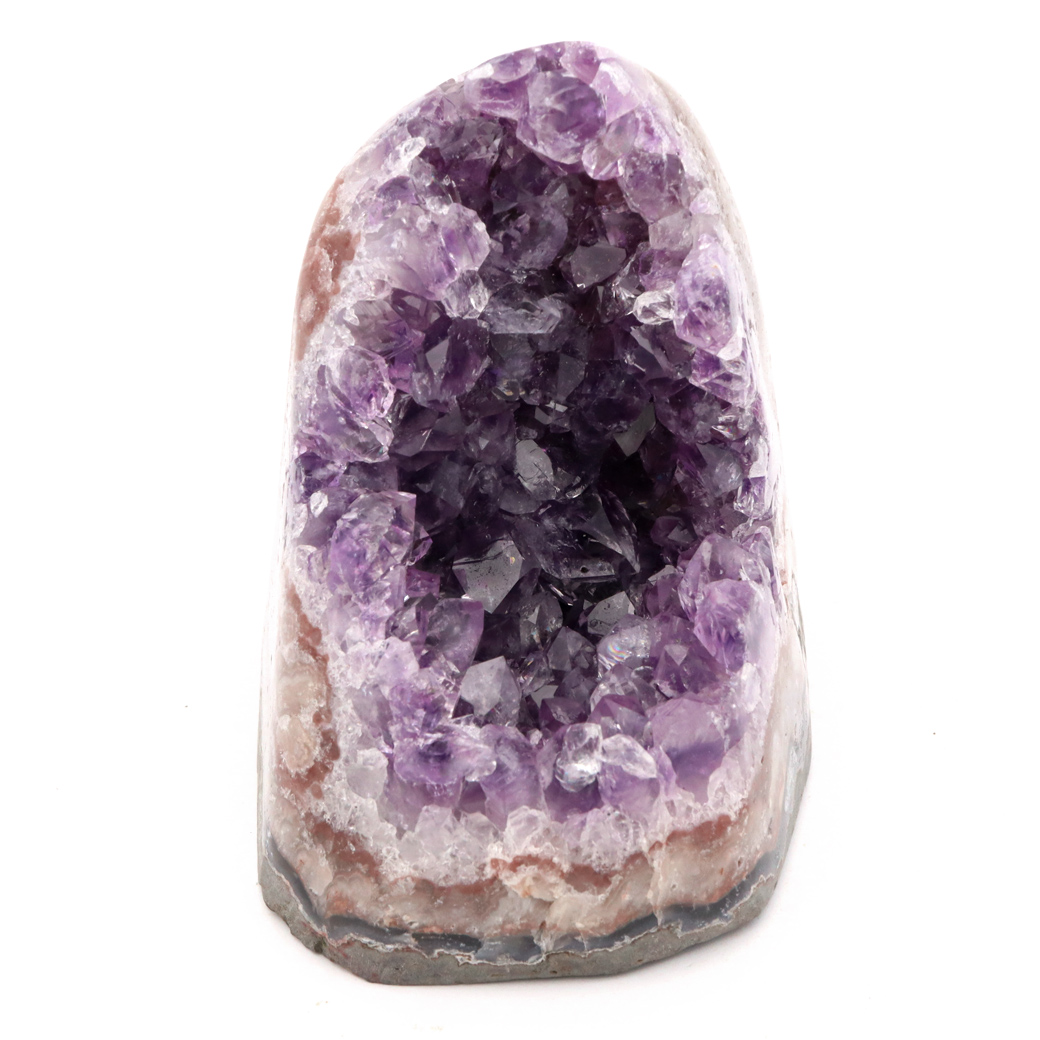 アメジスト クラスター 側面磨き AAA ドゥルーザ 紫水晶 置き物 原石 ウルグアイ産 天然石 1点物 2月 誕生石 天然石 amethyst