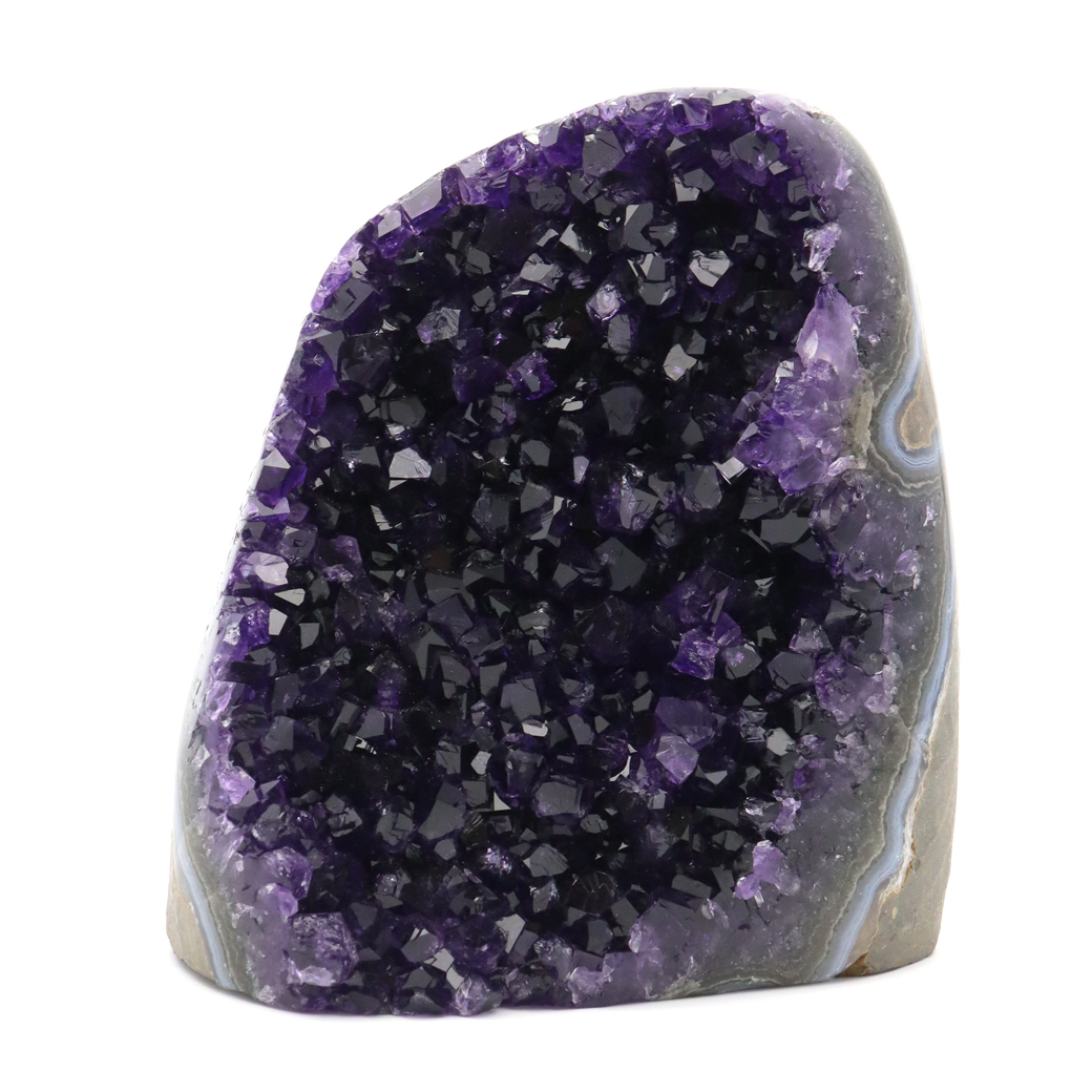 アメジスト クラスター 側面磨き エクストラ グレード EX ドゥルーザ 紫水晶 置き物 原石