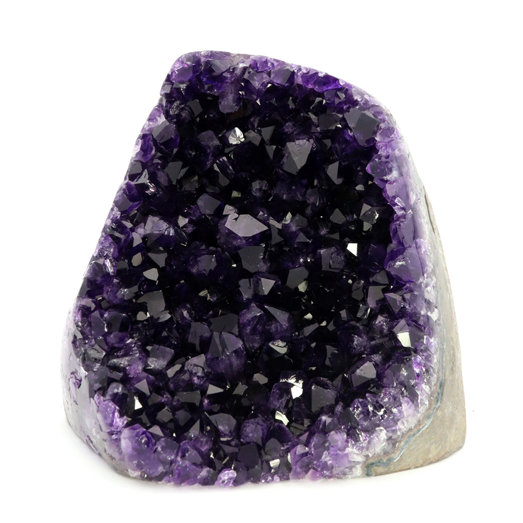 アメジスト クラスター 側面磨き エクストラ グレード EX ドゥルーザ 紫水晶 置き物 原石