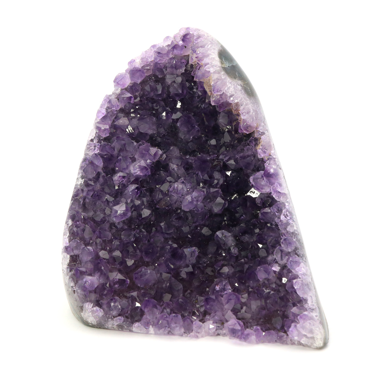 アメジスト クラスター 側面磨き AAA ドゥルーザ 紫水晶 置き物 原石 ウルグアイ産 天然石 1点物 2月 誕生石 天然石 amethyst