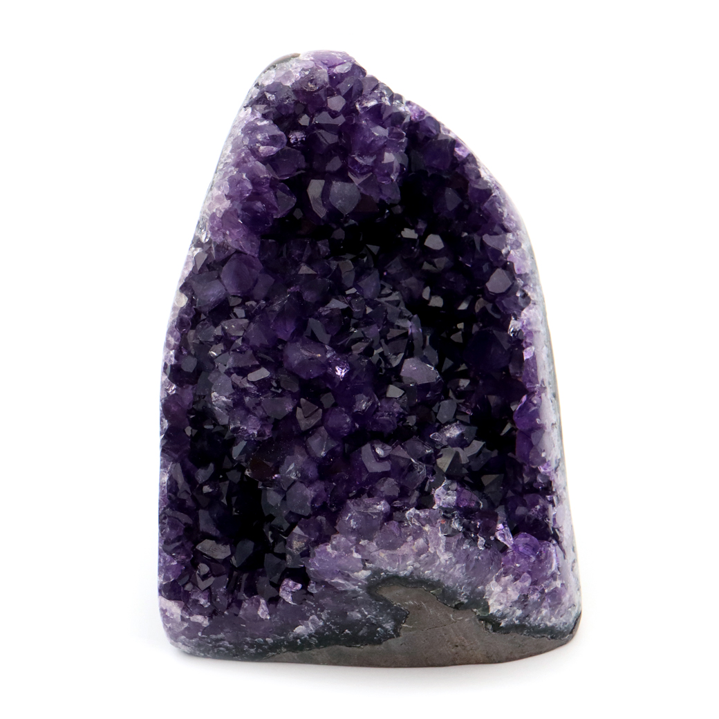 アメジスト クラスター 側面磨き 紫水晶 置き物 原石 ウルグアイ産 天然石 AAA 1点物 2月 誕生石