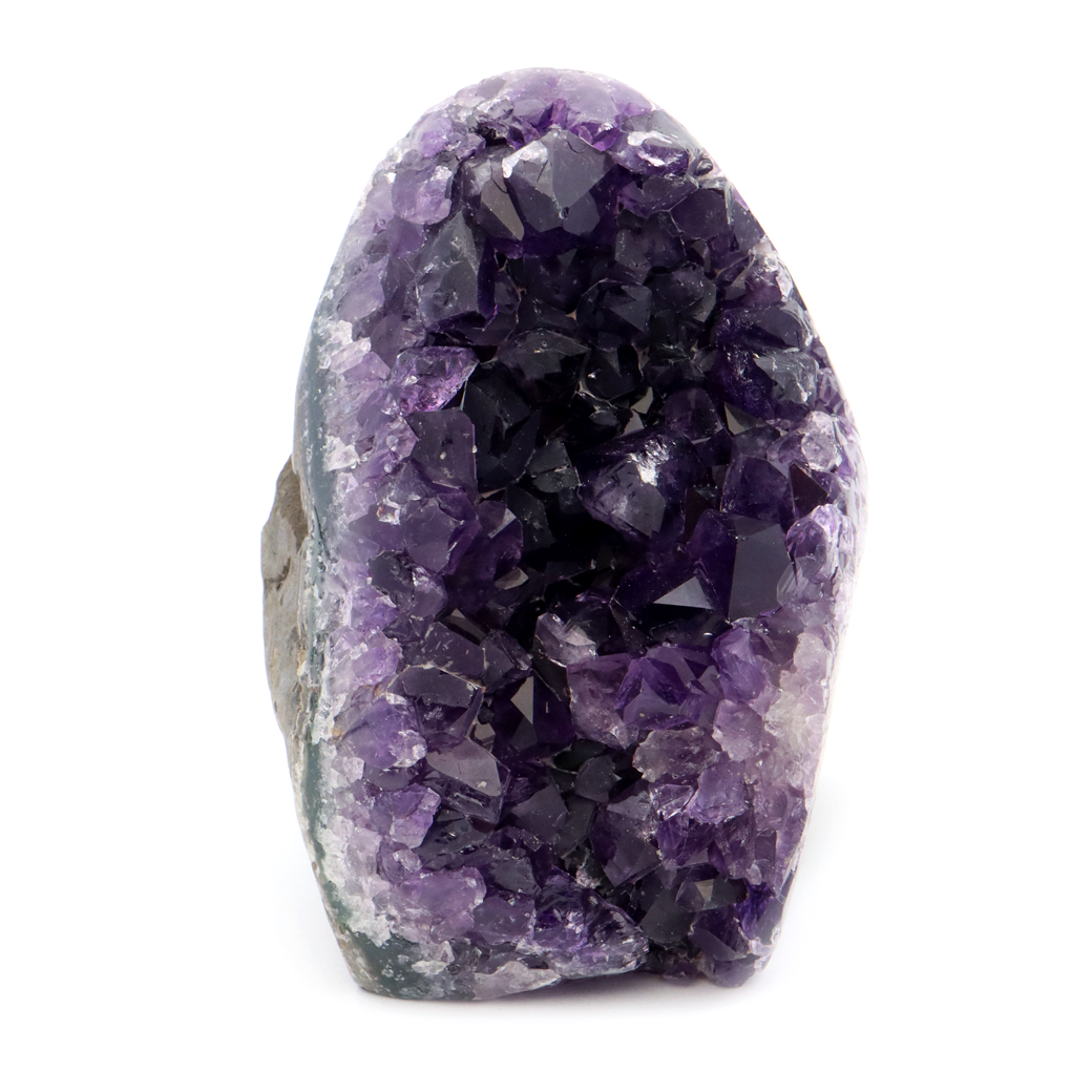 アメジスト クラスター 側面磨き 紫水晶 置き物 原石 ウルグアイ産 天然石 AAA 1点物 2月 誕生石
