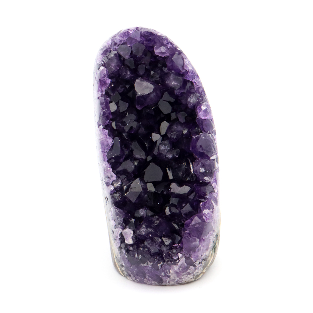 アメジスト クラスター 側面磨き 紫水晶 置き物 原石 ウルグアイ産 天然石 AAA 1点物 2月 誕生石