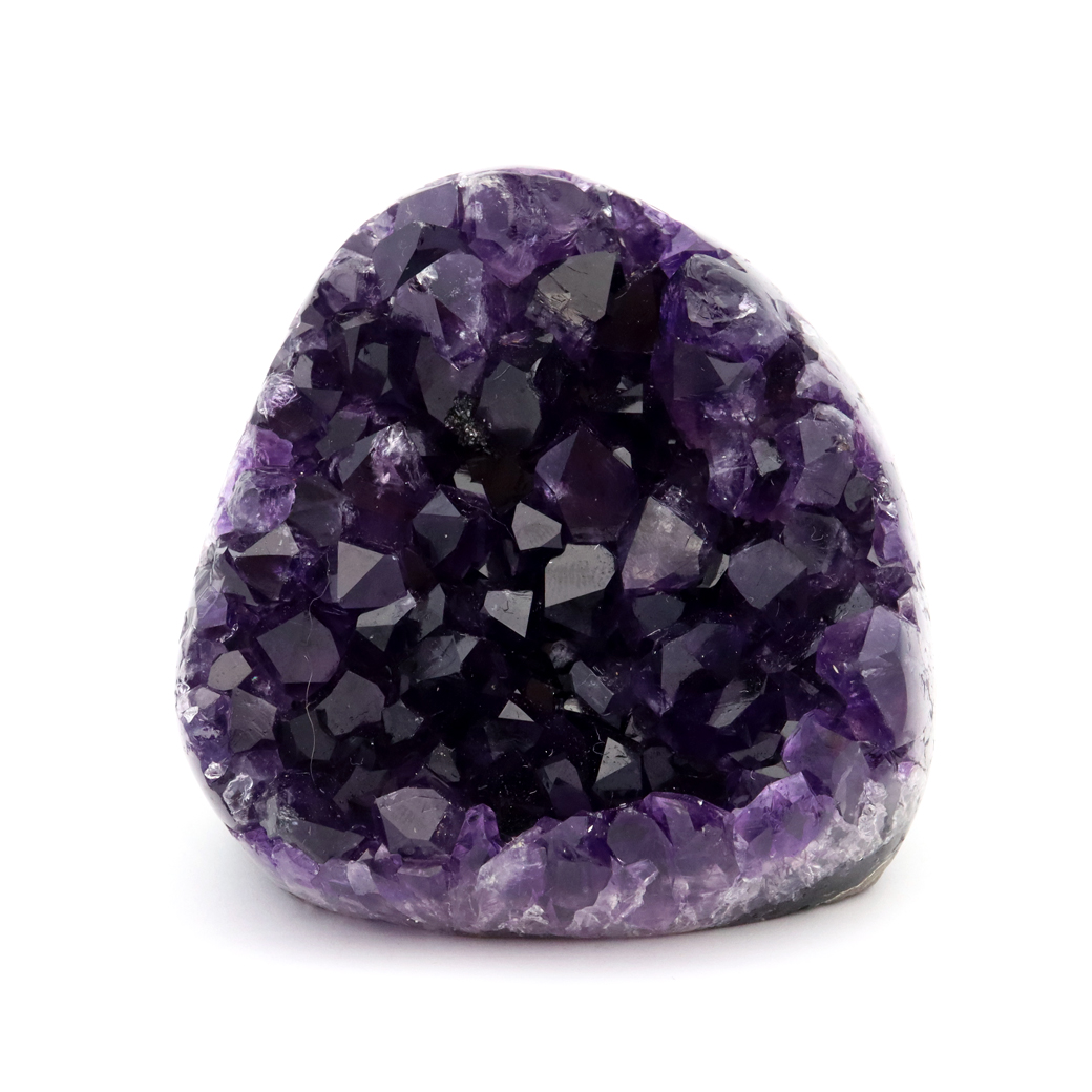 アメジスト クラスター 側面磨き 紫水晶 置き物 原石 ウルグアイ産 天然石 AAA 1点物 2月 誕生石