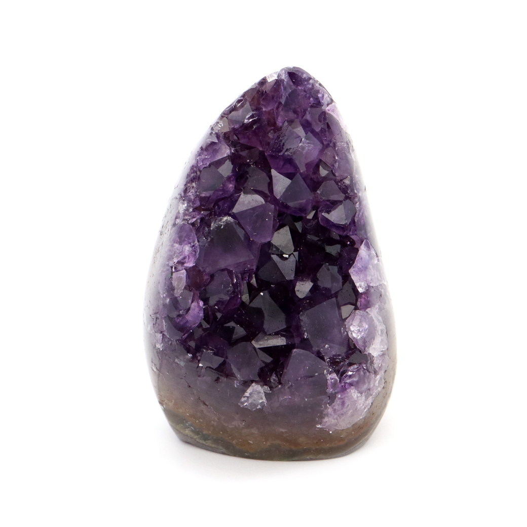 アメジスト クラスター 側面磨き 紫水晶 置き物 原石 ウルグアイ産 天然石 AAA 1点物 2月 誕生石