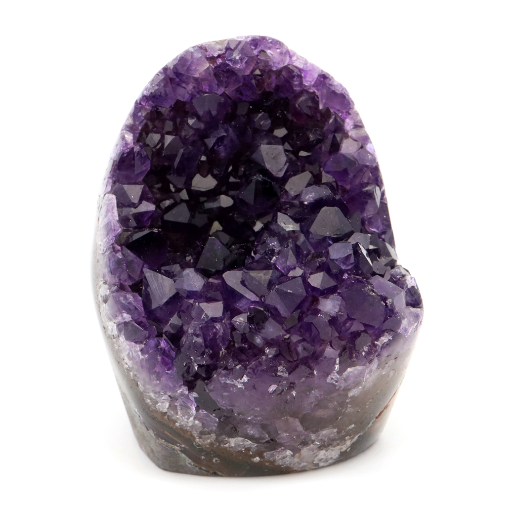 アメジスト クラスター 側面磨き 紫水晶 置き物 原石 ウルグアイ産 天然石 AAA 1点物 2月 誕生石