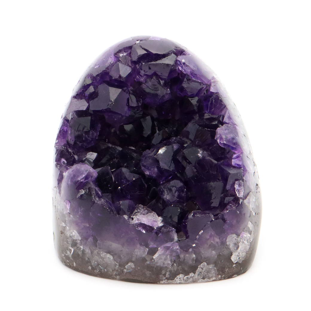 アメジスト クラスター 側面磨き 紫水晶 置き物 原石 ウルグアイ産 天然石 AAA 1点物 2月 誕生石