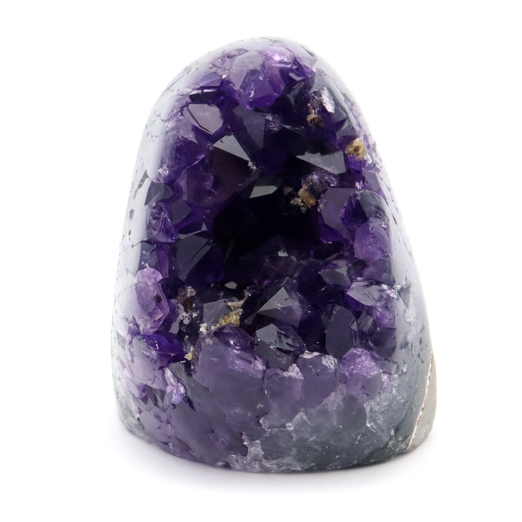 アメジスト クラスター 側面磨き 紫水晶 置き物 原石 ウルグアイ産 天然石 AAA 1点物 2月 誕生石