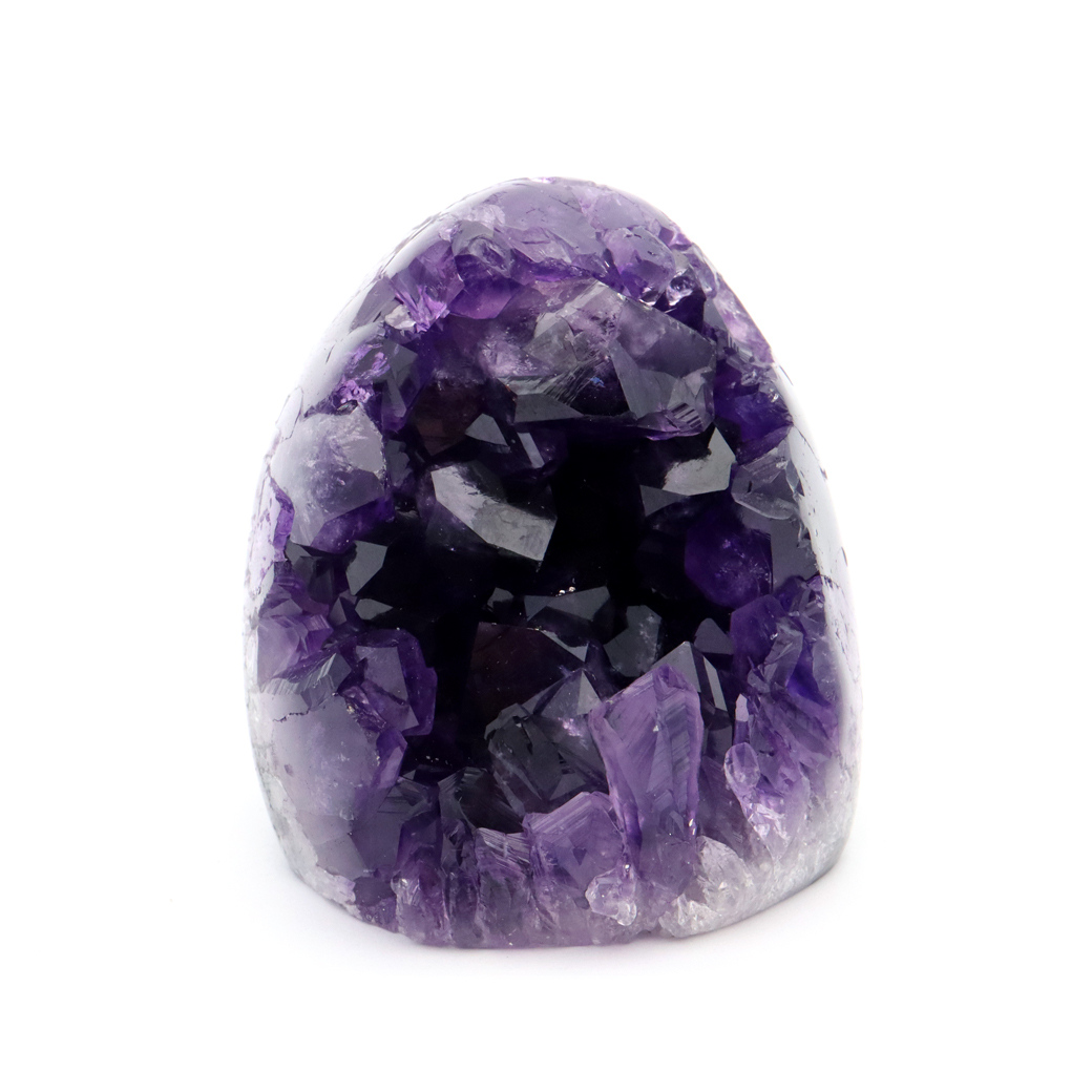 アメジスト クラスター 側面磨き 紫水晶 置き物 原石 ウルグアイ産 天然石 AAA 1点物 2月 誕生石