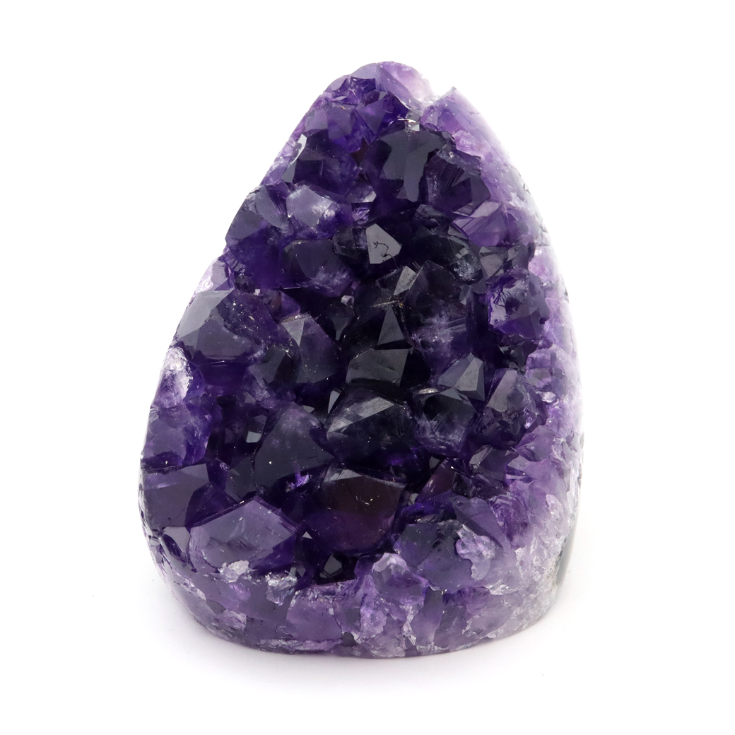 アメジスト クラスター 側面磨き 紫水晶 置き物 原石 ウルグアイ産 天然石 AAA 1点物 2月 誕生石