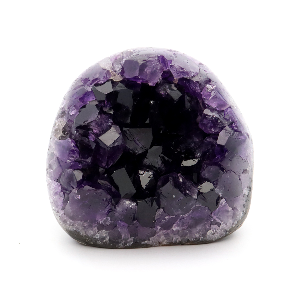 アメジスト クラスター 側面磨き 紫水晶 置き物 原石 ウルグアイ産 天然石 AAA 1点物 2月 誕生石